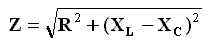 Image du calcul de l'impédance Z