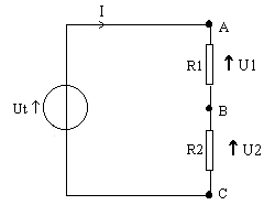Image d'un schéma illustrant un pont diviseur.