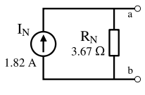 Image du circuit équivalent de norton