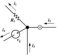 Image d'un schéma illustrant la loi des nœuds.
